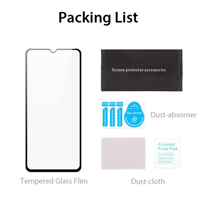 DUX DUCIS For vivo X80 Lite 5G / V25 5G Protective Film, Full Glue Medium Alumina Tempered Glass 0.33mm Full Cover Screen Protector (9D)