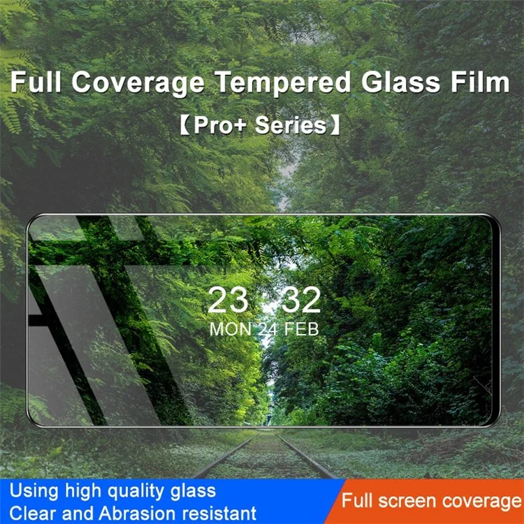 IMAK Pro+ Series Full Screen Protector for Xiaomi Redmi Note 12 5G (China) / (India) / (Global) / Poco X5 5G , Full Glue Sensitive Touch Scratch-resistant Tempered Glass Film