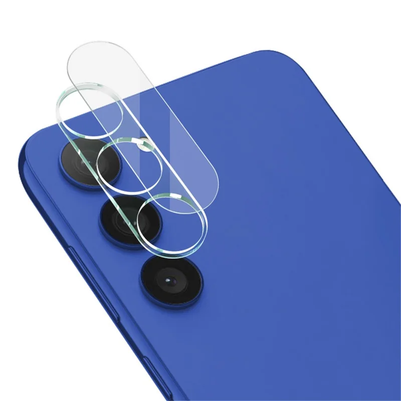 IMAK Anti-scratch Ultra Clear Camera Lens Protector for Samsung Galaxy S23 / S23+, Integrated Tempered Glass Lens Film + Acrylic Lens Cap