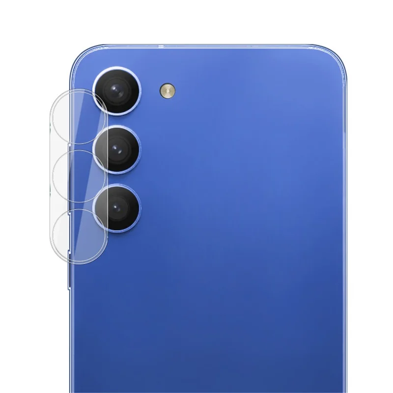 IMAK Anti-scratch Ultra Clear Camera Lens Protector for Samsung Galaxy S23 / S23+, Integrated Tempered Glass Lens Film + Acrylic Lens Cap
