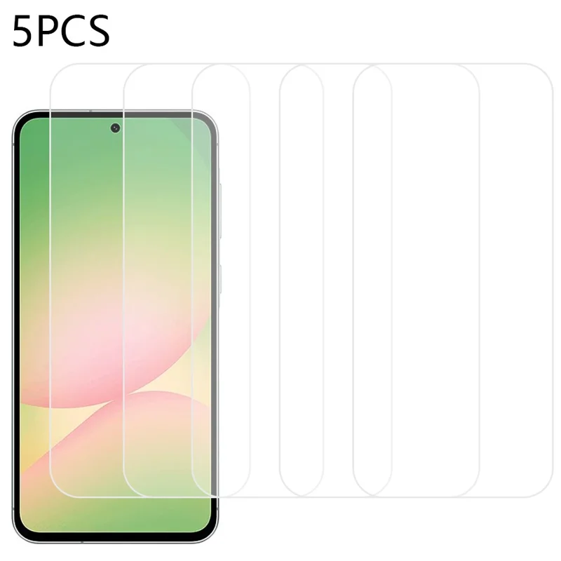 5 stk. til Samsung Galaxy A27 forreste skærmprotector 0,3 mm 2,5D hakket glas klart film