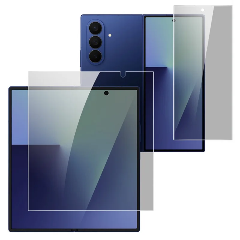IMAK Privacy Hydrogel Film III for Samsung Galaxy Z Fold7 5G 1 Set Anti-Spy TPU Full Screen Film (Front Screen + Inner Large Screen)
