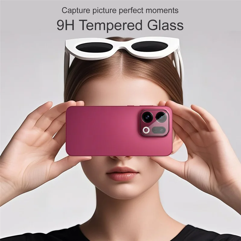 IMAK для Oppo Find X9 5G Защитная пленка для объектива камеры Закаленное стекло Полное покрытие с рамкой самонаведения