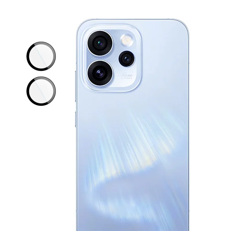 IMAK For Oppo Reno15 5G Tempered Glass Full Cover Camera Lens Protector with Self Positioning Frame (Scaled Down Version)