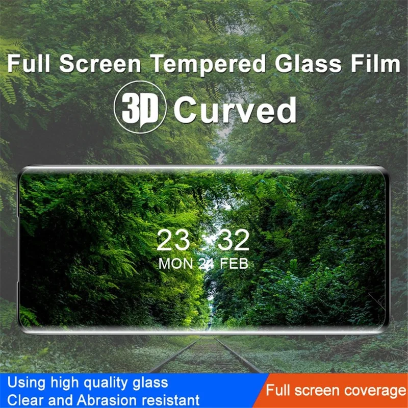 IMAK para Xiaomi 13 Lite / Civi 2 5G antiarañazos 3D curvado película de vidrio templado con pegamento lateral, protector de pantalla completo ultra claro