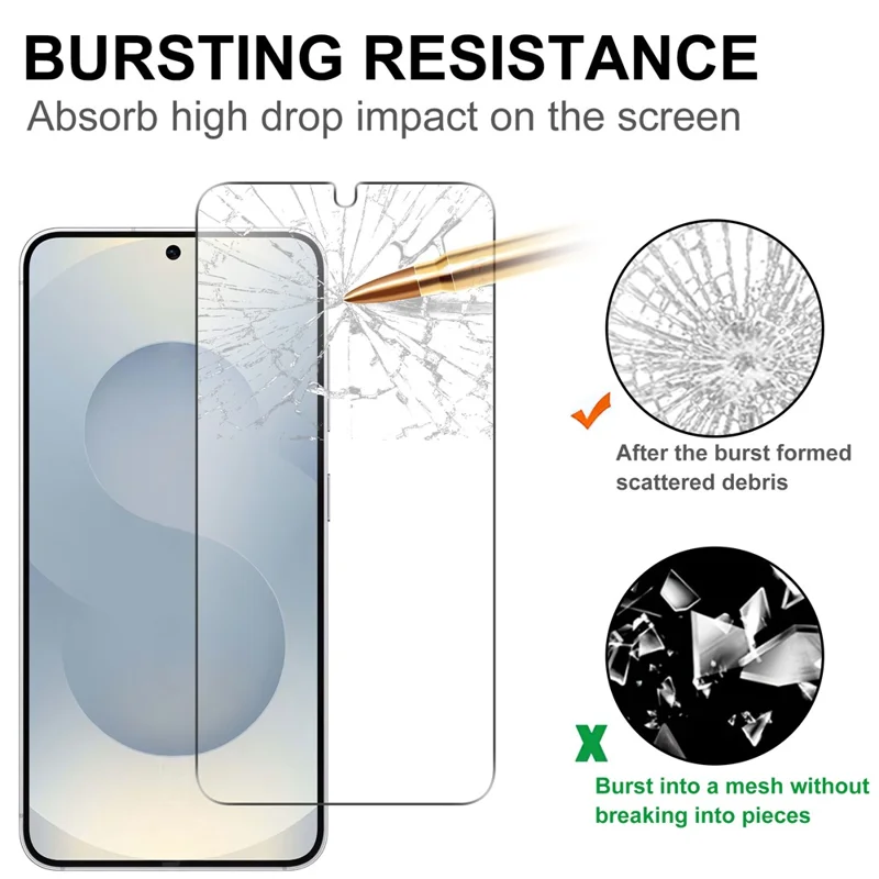 For Samsung Galaxy S26 Screen Protector 2.5D HD Tempered Glass Film (Not Complete Coverage)