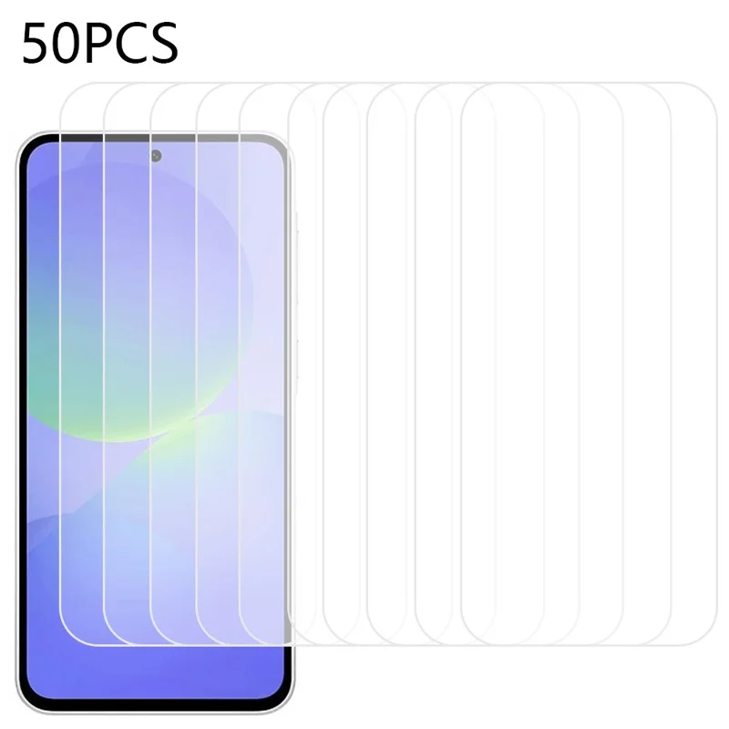 50Pcs For Samsung Galaxy A37 5G / A57 5G Screen Protector Screen Protector Full Glue Tempered Glass Clear Screen Film (NOT Complete Covering)