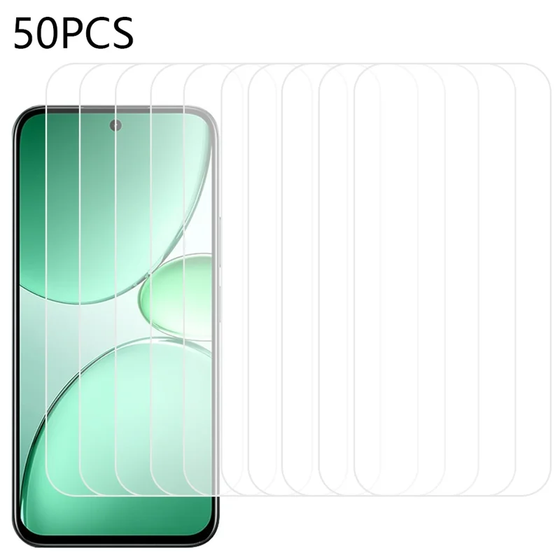 50Pcs For Realme C85 5G / C85 Pro 4G Screen Protector Screen Protector Full Glue Tempered Glass Clear Screen Film (NOT Complete Covering)