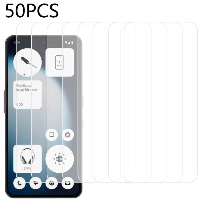 50Pcs For Nothing Phone (3a) Lite 5G Screen Protector Screen Protector Full Glue Tempered Glass Clear Screen Film (NOT Complete Covering)