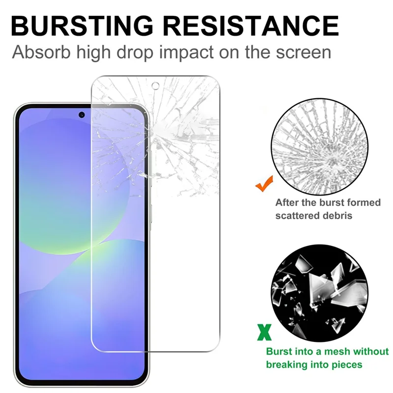 For Samsung Galaxy A37 Screen Protector 2.5D HD Tempered Glass Film (Not Complete Coverage)
