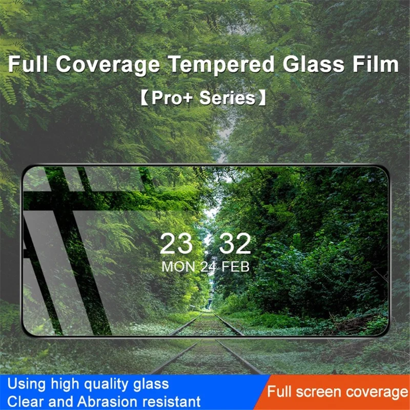 IMAK Pro+ Series Tempered Glass Screen Film for Samsung Galaxy S22 5G / S23 , Explosion-proof Anti-scratch Full Glue Full Screen Protector