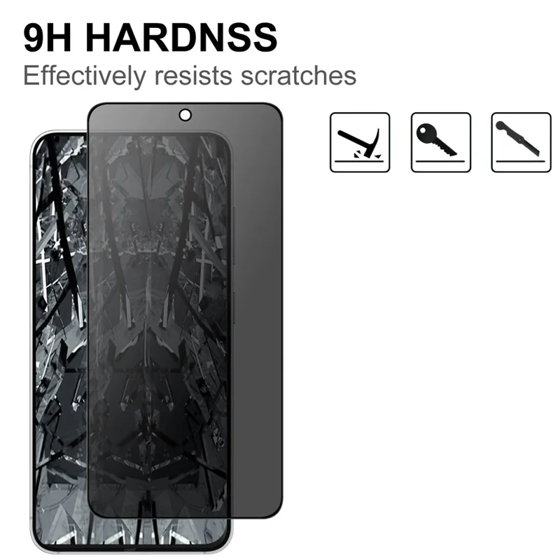For Samsung Galaxy S26 Edge Tempered Glass Screen Protector 2.5D Arc Edge Anti-Spy Film