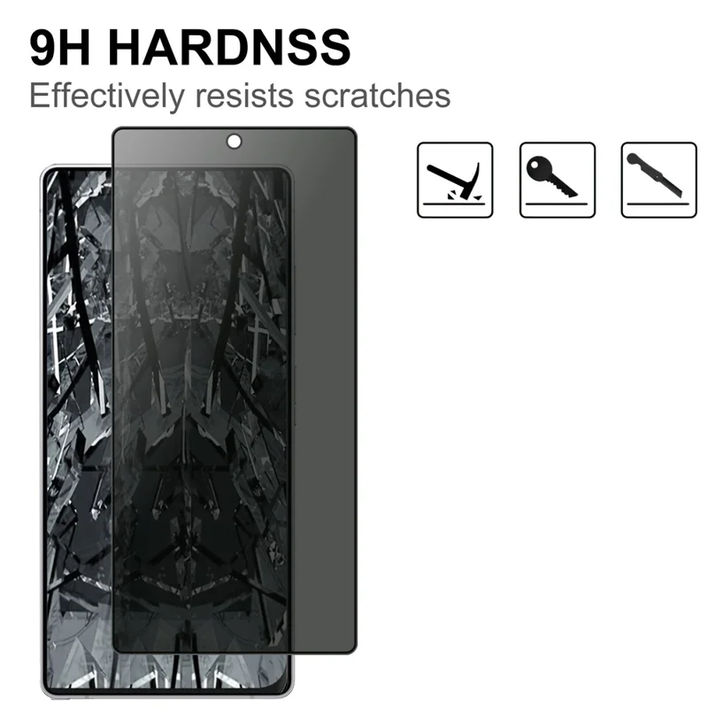 For Samsung Galaxy S26 Ultra Tempered Glass Full Screen Protector 2.5D Arc Edge Anti-Spy Film