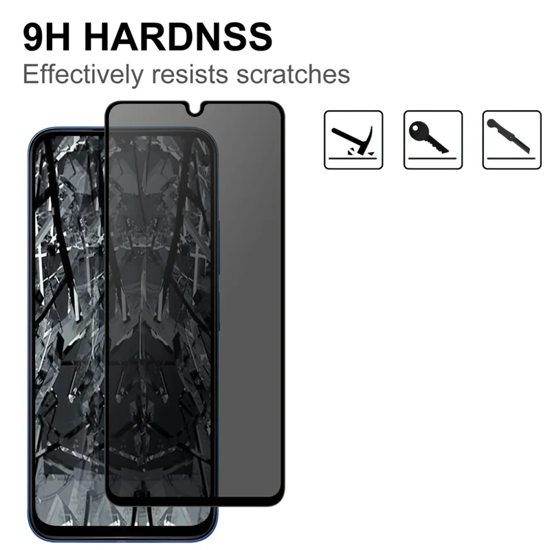 Szkło hartowane do Xiaomi Redmi 15C 4G (UE) (173 mm) / 15C 5G (UE) (173 mm), ochrona pełnoekranowa, folia z zaokrąglonymi krawędziami 2.5D, przeciw szpiegowaniu