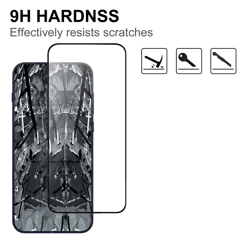 Para OnePlus 15 5G AGC Vidro Temperado com Proteção Total com Cola Completa e Borda Preta