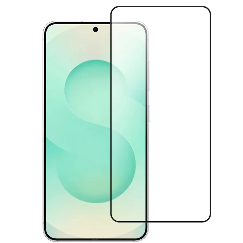 Für Samsung Galaxy S26 AGC Gehärtetes Glas mit schwarzen Rändern, Vollkleber, kompletter Abdeckung, Displayschutzfolie