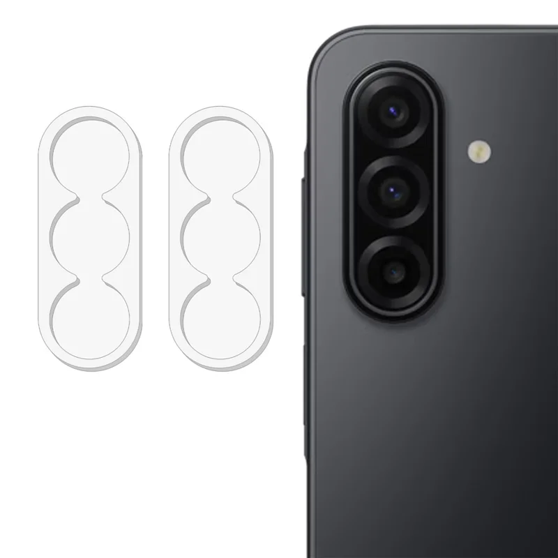 2Pcs Camera Lens Protector For Samsung Galaxy A37 5G / A57 5G 3D Arc Edge Anti-Scratch Tempered Glass Lens Film