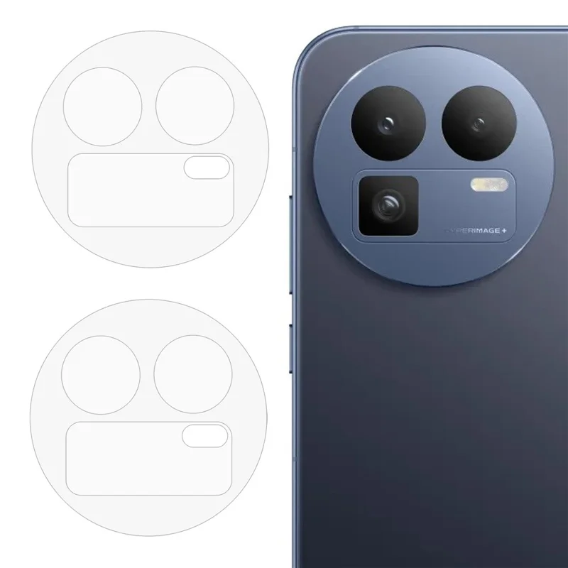 2PCS For Realme GT 8 5G Camera Lens Protector 2.5D Tempered Glass Lens Film