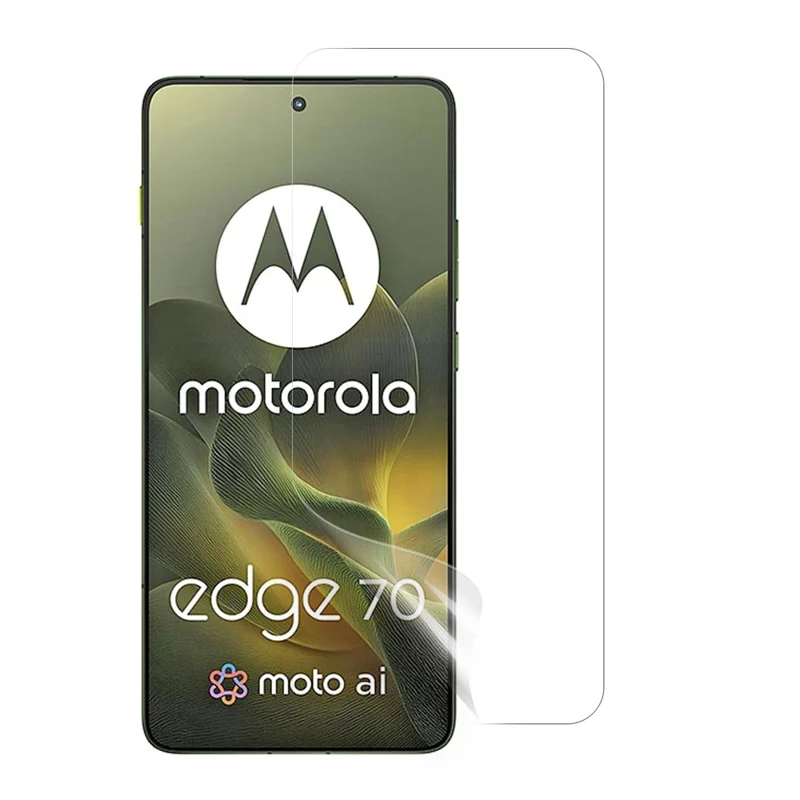 Für Motorola Edge 70 5G Bildschirmfolie PET Blasenfreier Ultra-klarer Displayschutz