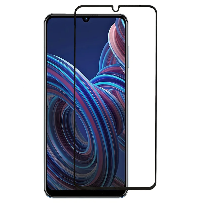 RURIHAI for ZTE Blade A72 4G 2.5D Arc Edge 0.26mm High Aluminum-silicon Glass Film Anti-explosion Secondary Hardening Full Screen Protector