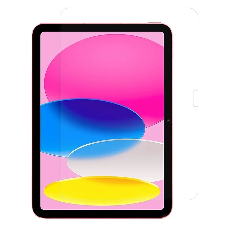 RURIHAI Für iPad 10.9 (2022) Ultra Clear AGC-Glas Full Screen Protector 0,18 mm 2,5D Arc Edge Full Glue Hartglas-Folie