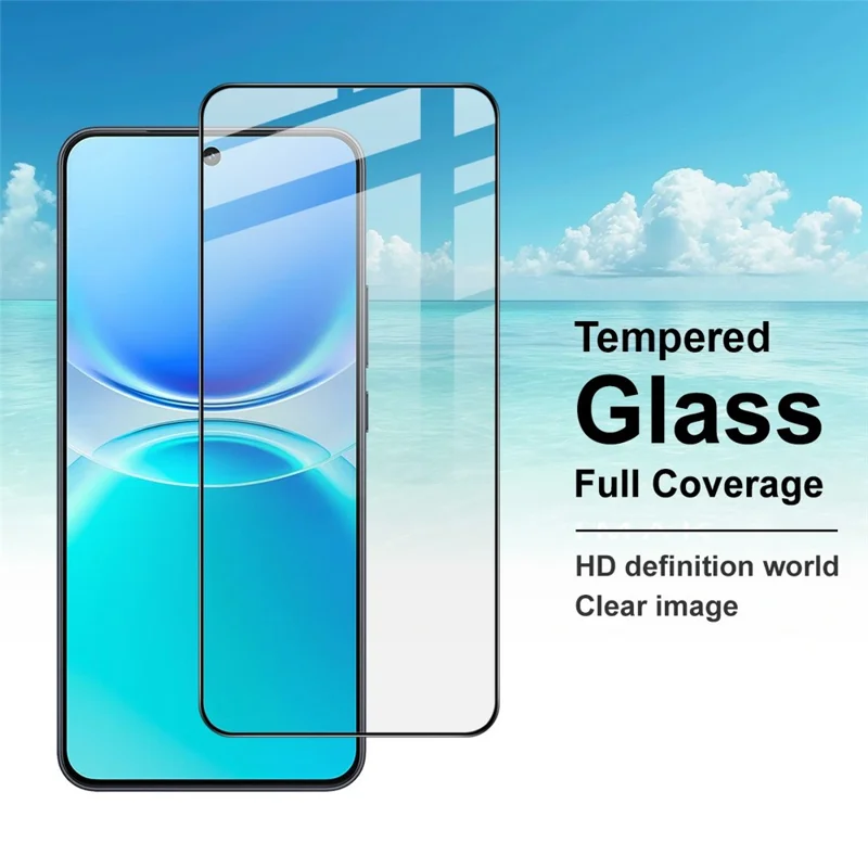 IMAK Pro+ Series For 	vivo Y500 Pro 5G Screen Protector Full Coverage Tempered Glass Film (Fingerprint Unlock)
