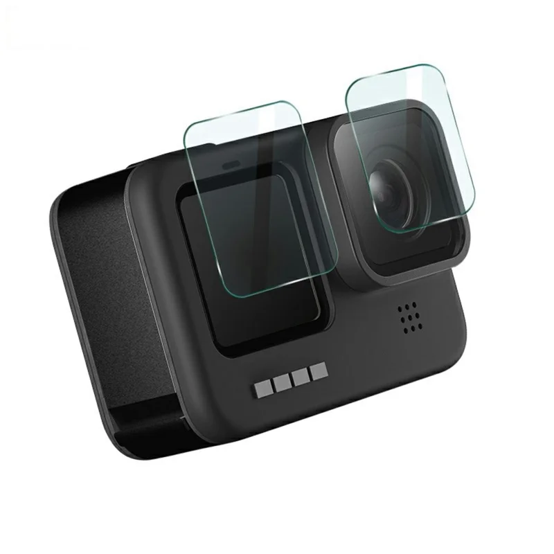 IMAK zestaw hartowanego szkła chroniącego ekran do DJI Osmo Action 6 z ochroną tylną/przednią/obiektywu (ramka samoczynnego pozycjonowania)