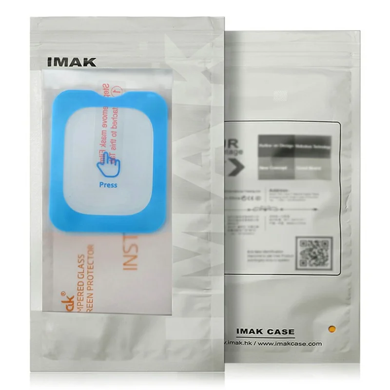 IMAK zestaw hartowanego szkła chroniącego ekran do DJI Osmo Action 6 z ochroną tylną/przednią/obiektywu (ramka samoczynnego pozycjonowania)