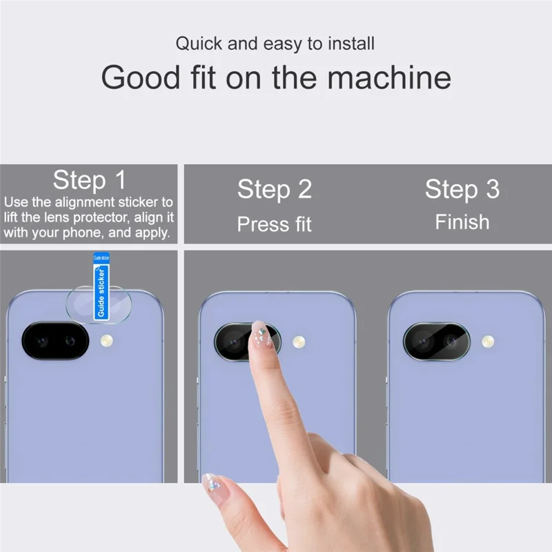 IMAK For Google Pixel 10a Full Coverage Camera Lens Protector Slim Tempered Glass Lens Film