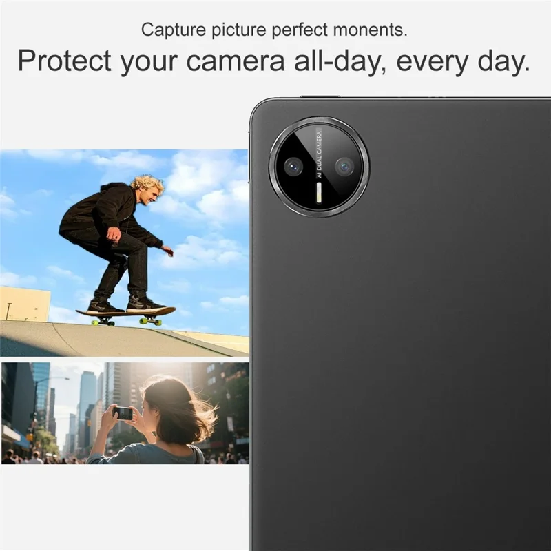 IMAK For Huawei MatePad Mini Camera Lens Protector Tempered Glass HD Clear Full Cover Lens Film (Black Version)