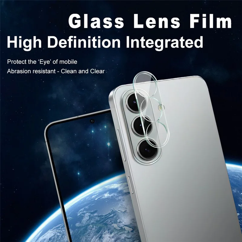IMAK For Samsung Galaxy S26+ Tempered Glass Full Cover Camera Lens Protector + Acrylic Lens Cap