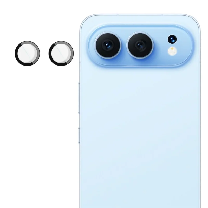 IMAK For Honor 500 5G Tempered Glass Camera Lens Protector with Self Positioning Frame (Complete Covering)