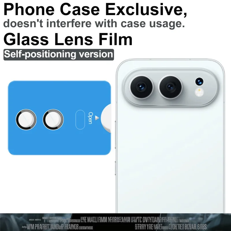 IMAK For Honor 500 5G Tempered Glass Camera Lens Protector with Self Positioning Frame (Complete Covering)
