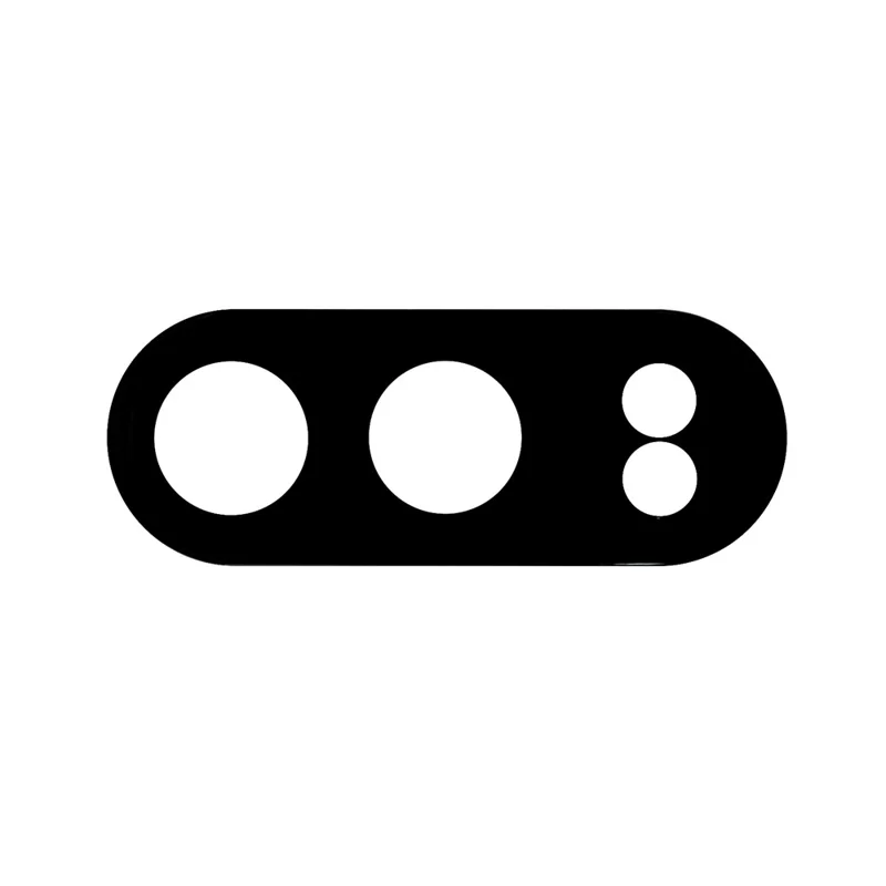 For Honor 500 5G Tempered Glass Lens Protector Black Silk Printing Camera Lens Film