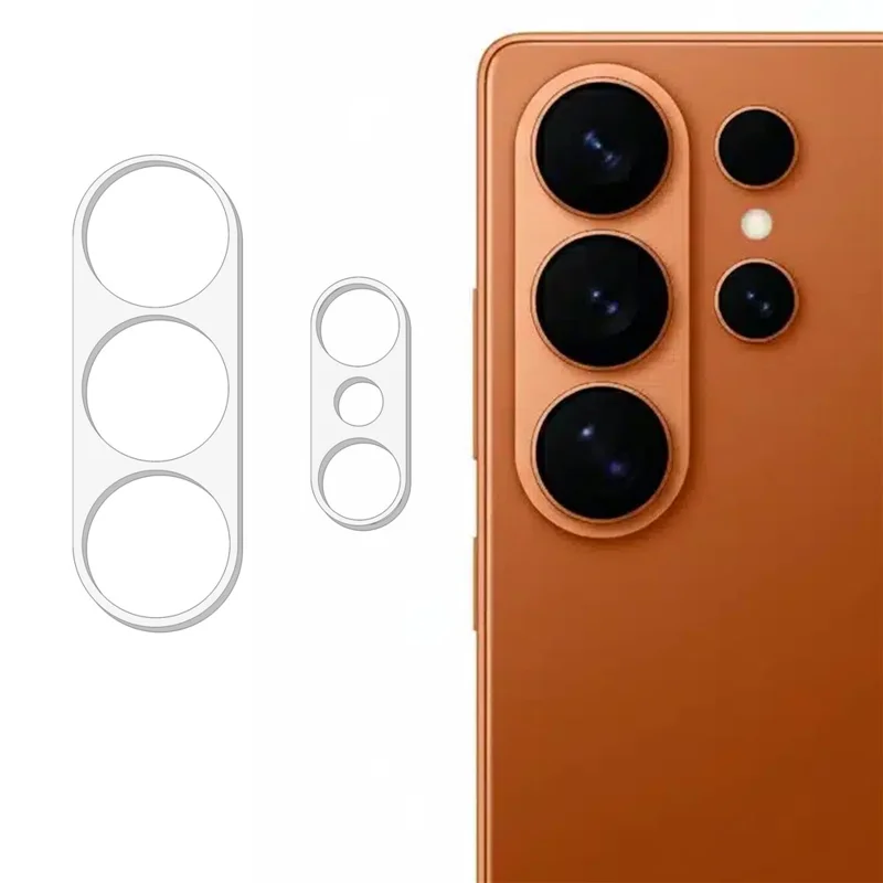 Protezione per Obiettivo in Vetro Temperato per Samsung Galaxy S26 Ultra, Protezione per Obiettivo Divisa, Ultra Trasparente, Pellicola per Obiettivo a Copertura Totale