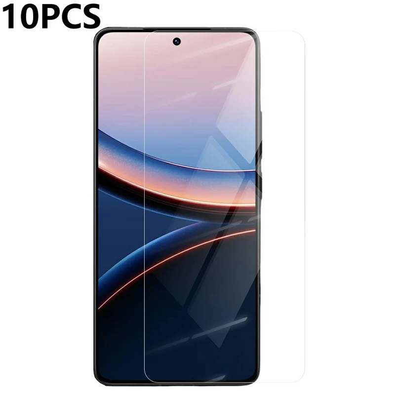 RURIHAI 10 unidades para Xiaomi Poco F8 Pro / Redmi K90 5G Protector de pantalla de 0,18 mm de cristal de aluminosilicato HD transparente con adhesivo completo (desbloqueo por huella dactilar) (NO cubrimiento completo)