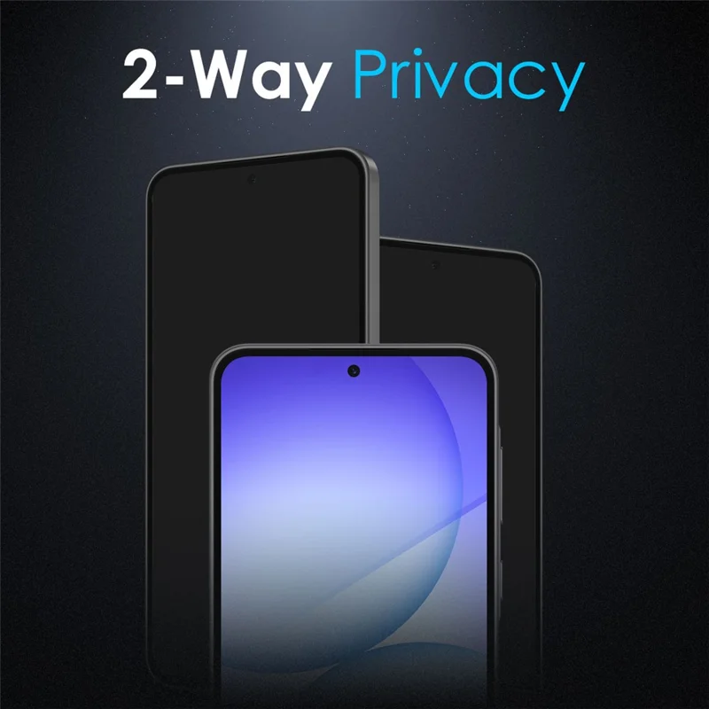 NORTHJO A++ For Samsung Galaxy A37 5G Full Screen Protector Privacy Full Glue Silk Printing Anti-Spy Tempered Glass Film