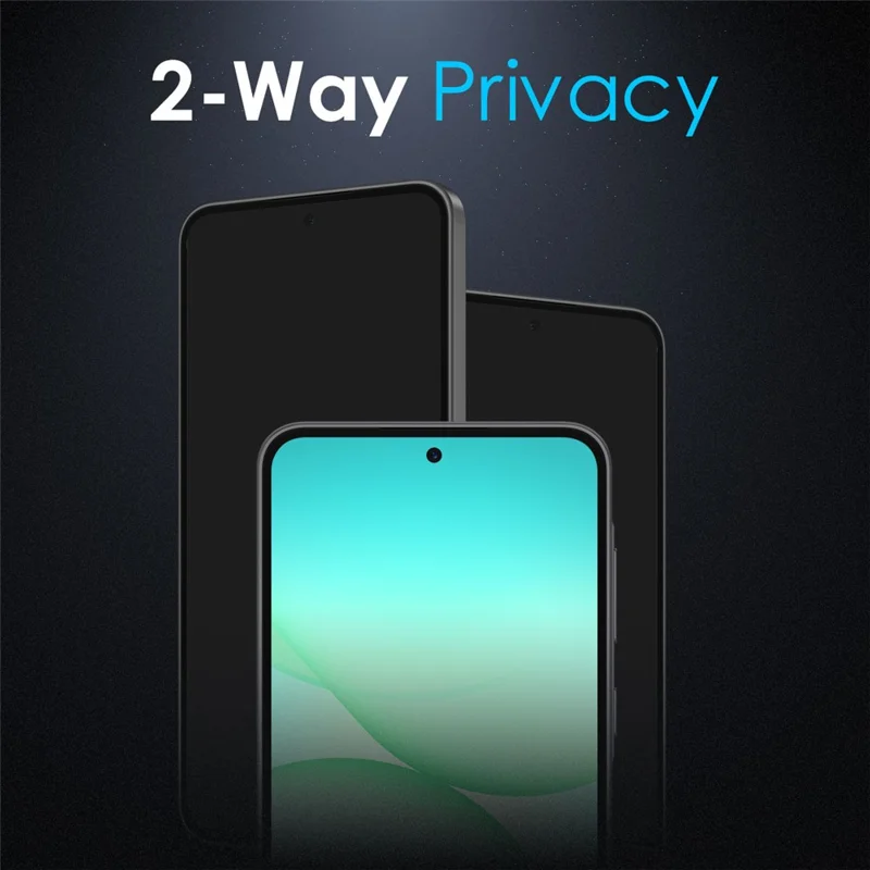 NORTHJO A++ Per Samsung Galaxy A57 Protettore Schermo Intero Privacy Adesivo Totale Stampa Seta Anti-Spy Pellicola in Vetro Temperato