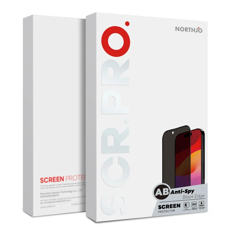 NORTHJO A++ Per Samsung Galaxy A57 Protettore Schermo Intero Privacy Adesivo Totale Stampa Seta Anti-Spy Pellicola in Vetro Temperato