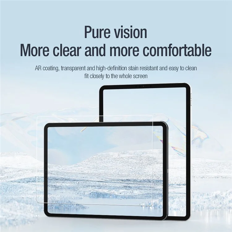 Nillkin Pure-serie Für Ipad Air (2020) /(2022) Corning Gorilla Glass-screenfilm Anti-reflexionsbildschirm Beschützer Kratzfester Ultra-clear-film