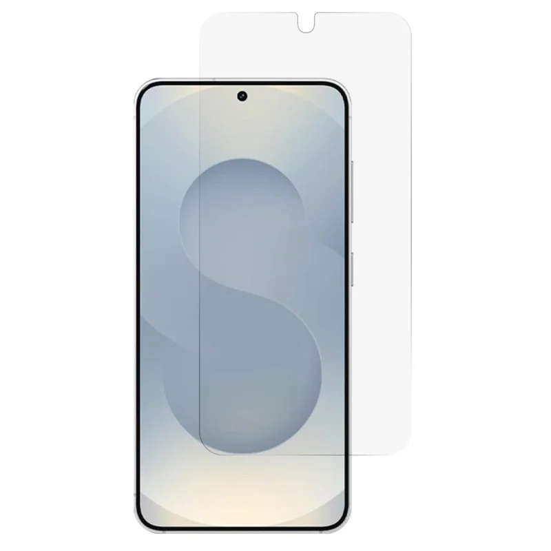 Para Samsung Galaxy S26+ Protector de Ecrã com Borda Arredondada 2.5D, Filme de Vidro Alumino-silicatado HD Transparente com Cola Total (Desbloqueio por Impressão Digital)