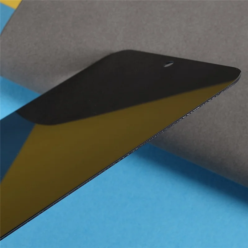 For Honor 500 5G Anti-Peep Tempered Glass Full Covering Silk Printing Screen Protector (No Fingerprint Unlock)