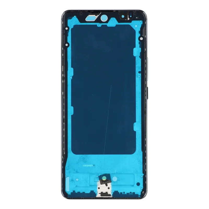 For Realme 12 Pro 5G / 12 Pro+ 5G Middle Plate Frame Repair Part (A-Side) (without Logo) - Black