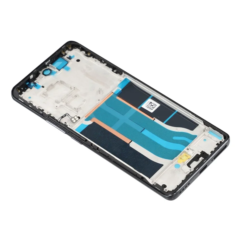 For Realme 12 Pro 5G / 12 Pro+ 5G Middle Plate Frame Repair Part (A-Side) (without Logo) - Black