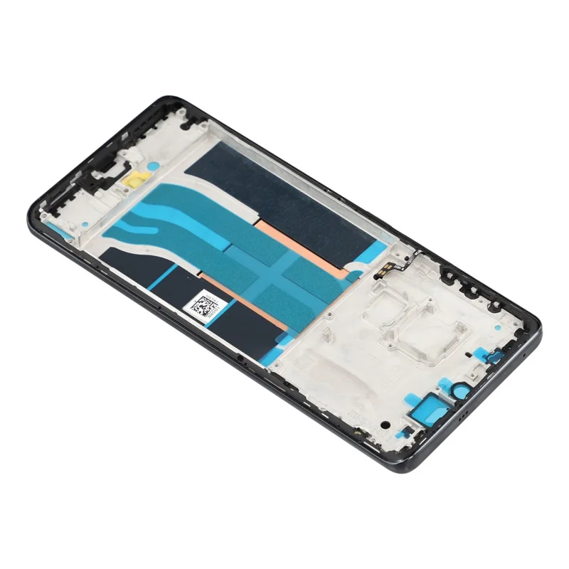 For Realme 12 Pro 5G / 12 Pro+ 5G Middle Plate Frame Repair Part (A-Side) (without Logo) - Black