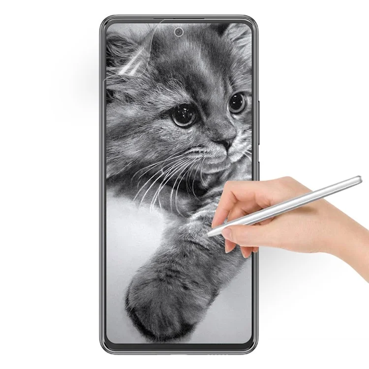 Para Samsung Galaxy S22 5G / S23 Soft Pet Papel-like Protector Sensitive Touch Anti-scratch HD Clear Paper-simit