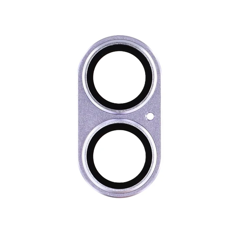 For iPhone 17 Camera Lens Protector Aluminum Alloy Metal Frame + Tempered Glass Lens Film - Purple