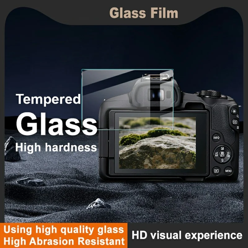 Protezione per schermo in vetro temperato IMAK serie H per Canon EOS R50, pellicola protettiva per schermo con colla completa e copertura totale