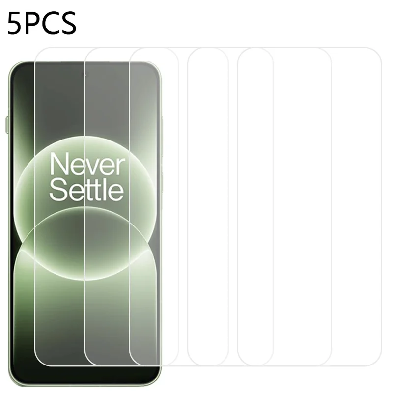 5Pcs For OnePlus Ace 6T 5G Front Screen Protector 0.3mm 2.5D Tempered Glass Clear Film (Not Complete Covering)