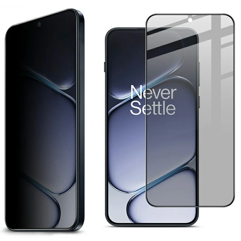 IMAK Privacy Screen Protector for OnePlus Ace 6 5G / Ace 6T 5G / 15R 5G Anti Peep Full Cover Tempered Glass Film (Fingerprint Unlock)